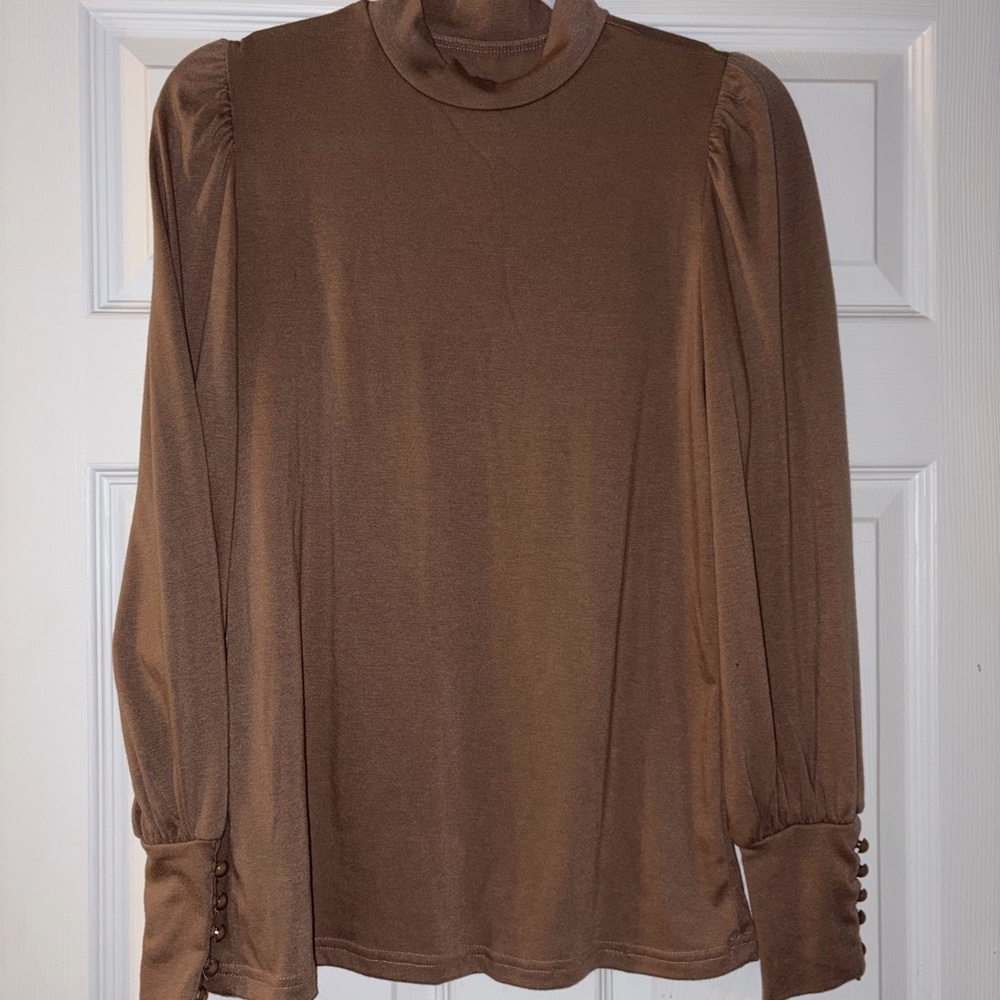 Elegant Brown Women's Top